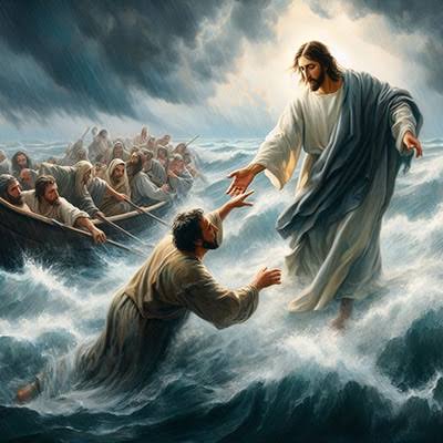 Peter’s Test of Faith: Walking on Water
